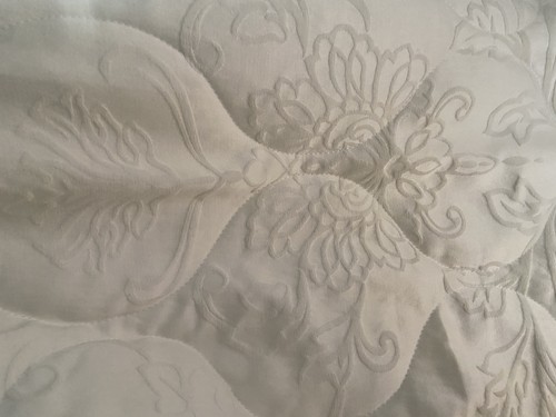 Cream cuffed dorma - cuffed, jacquard