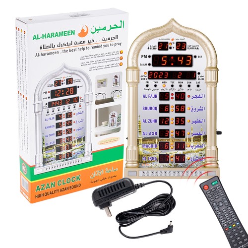 Azan clock digital led - clock,