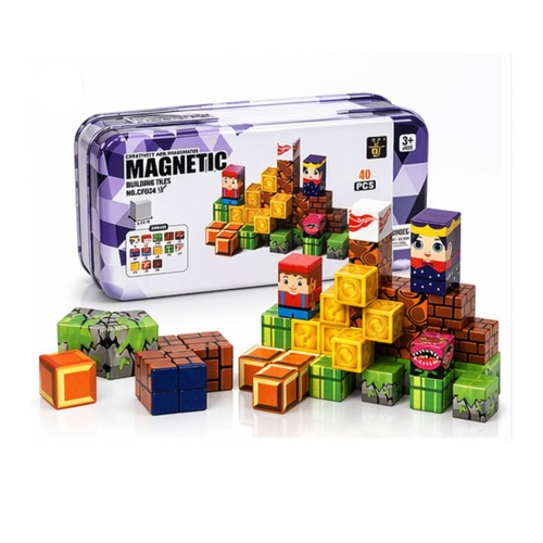40pcs magnetic building blocks - building,