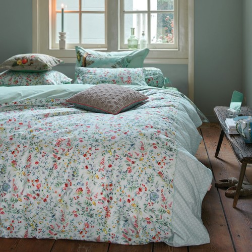 Midnight garden white cotton - garden,