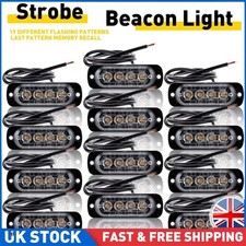 12x 4LED Amber Recovery Strobe