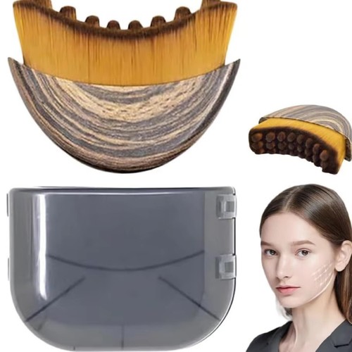 Lymphatic drainage face - face, brush