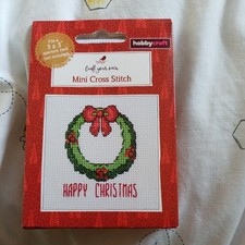 WREATH, Mini Counted Cross