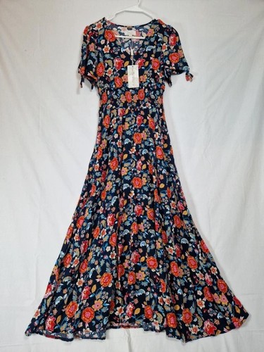Stella morgan blue floral maxi - stella,
