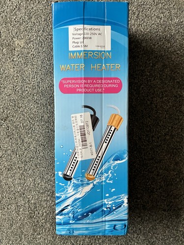 Immersion water heater rated - heater,