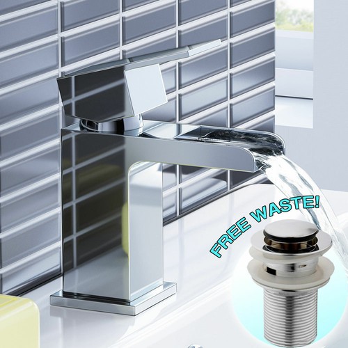 New modern waterfall bathroom - new,