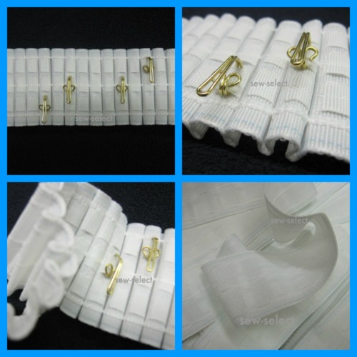 Curtain pleating tape 50m roll - curtain,