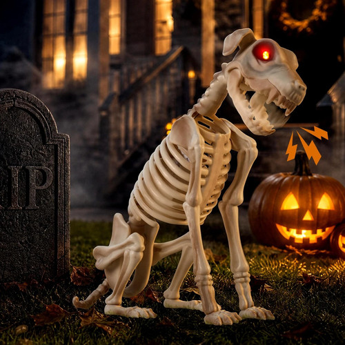 Inch halloween skeleton dog - inch,