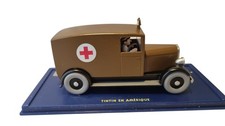 Tintin In America Ambulance Atlas Editions Scale Model With Figures Herge 