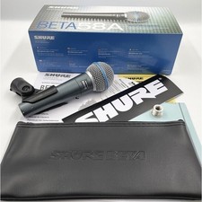 Shure BETA58A Supercardioid Dynamic Microphone Vocal Microphone Wired Mic NEW