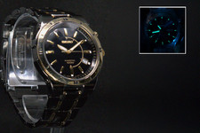 Seiko Kinetic 5M62 0BJ0 | 1997 | Auto-Charge | Two-Tone | New Capacitor/Crystal