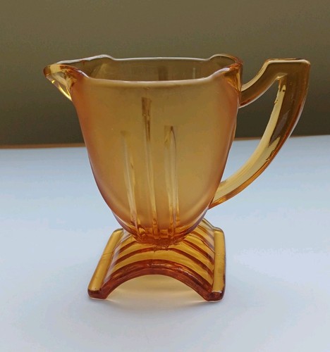 Stolzle amber glass milk - glass,