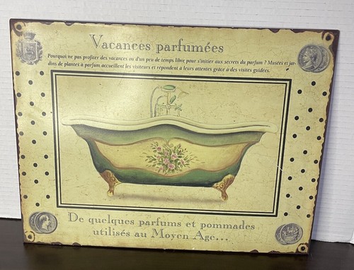 Retro metal tin sign - retro,