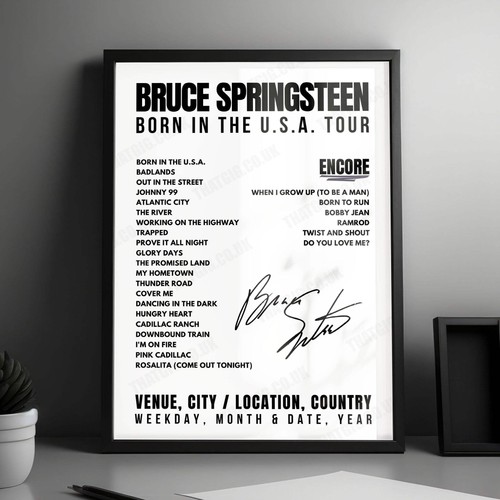 Bruce springsteen setlist - bruce,