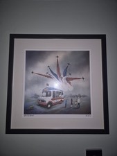 Adam Barsby Best of British Black Framed Print 53.5cmx53.5cm