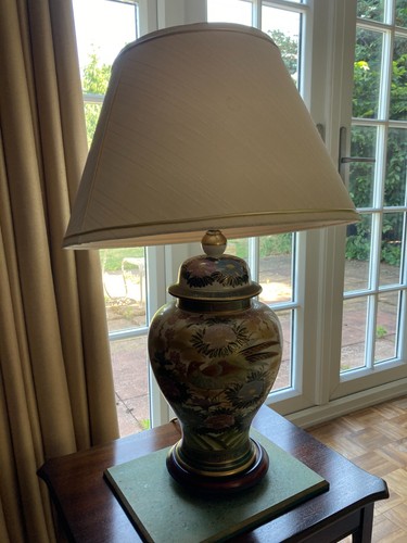 Large japanese satsuma table - japanese,