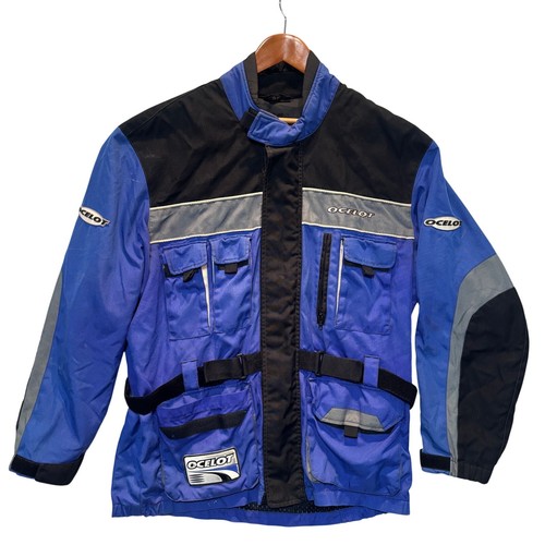 Vintage ocelot jacket blue - ocelot, xl