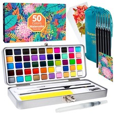 Watercolour Paint Set, 50