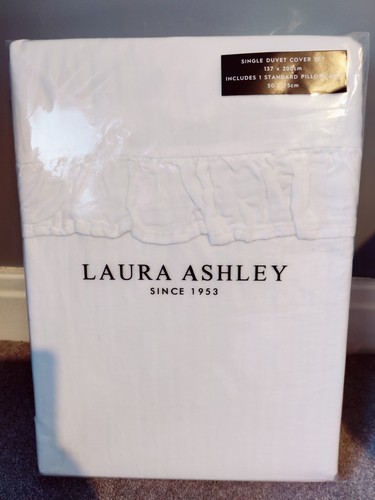 Laura ashley white ruffle - ashley,