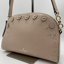 Kate Spade Shoulder Bag In Beige Leather