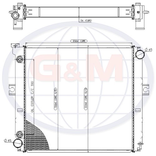 Radiator for toyota forklift - radiator,