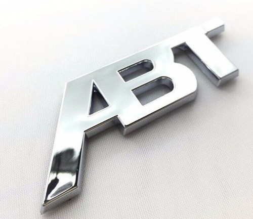 Abt rear badge - rear, chrome