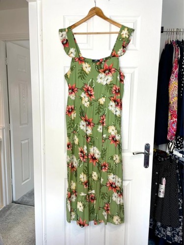 Wallis green floral - wallis,