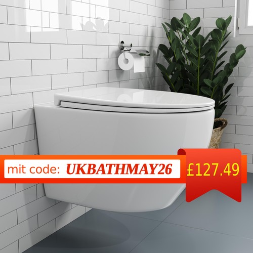 Horow compact wall hung toilet - hung,