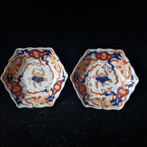 Pair antique hexagonal - pair,
