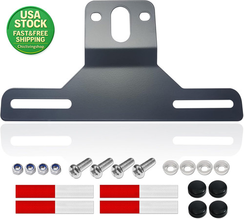 Trailer license plate - plate, holder