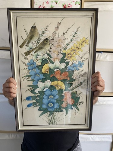 Vintage chinese gouache - chinese,