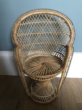 Vintage Wicker Rattan Doll