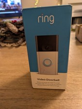 New Ring Video Doorbell 2nd Generation with Alexa - Satin Nickel