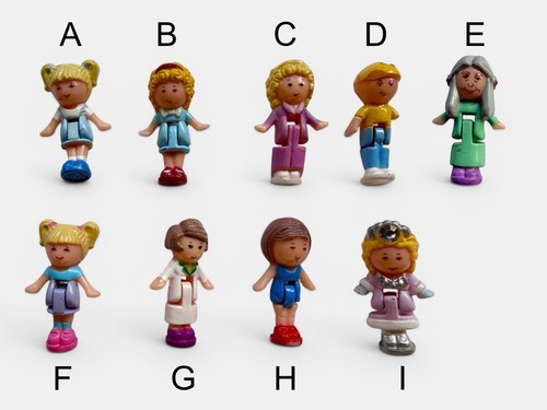 Vintage polly pocket figures - polly, /