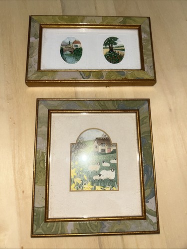 Pair framed sharon jervis - framed,