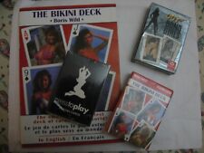 GIRL decks -Boris Wild Bikini Deck (Rare) + Playboy + Bond Girls Card Magic