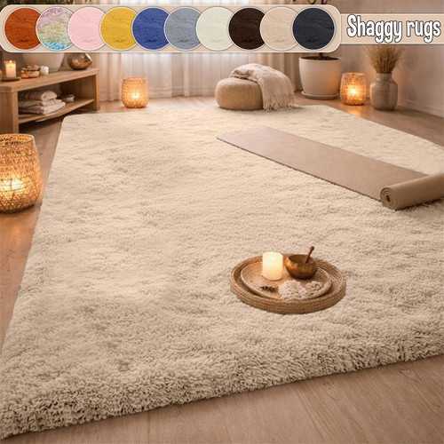Extra large fluffy rugs - large,