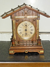 Antique  Junghans Wooden Swiss