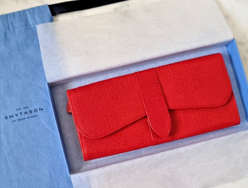 Smythson red crossgrain - smythson,