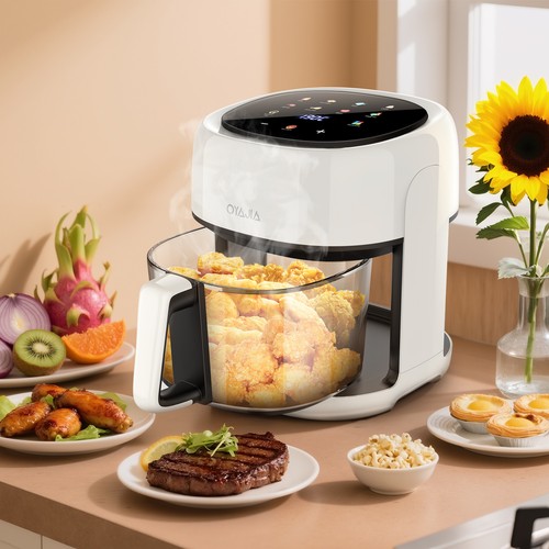 Air fryer large transparent - fryer,
