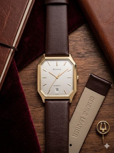 Vintage 1982 bulova octagonal - 1982,