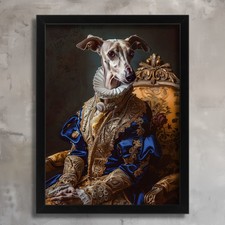 Anthropomorphic Greyhound Wall