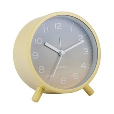 Karlsson Gradient Alarm Clock Silent Non Ticking Bedside Alarm Clock