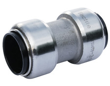 Tectite 316 Stainless Steel Straight Coupling, Push-Fit, 18mm - TS1- 25118