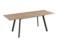 TULIP Dining Table - Extension Style, Constructed with MDF Density Board