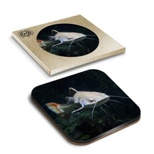 1 x Boxed Square Coasters - Redtail Catfish  #12662