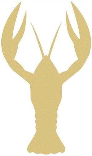 Wood crawfish shape - wood,