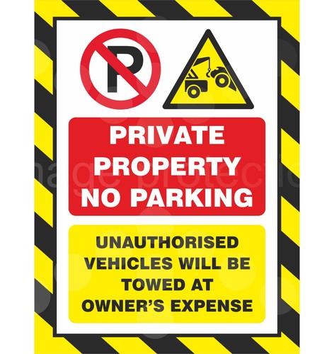 Private property parking - private,