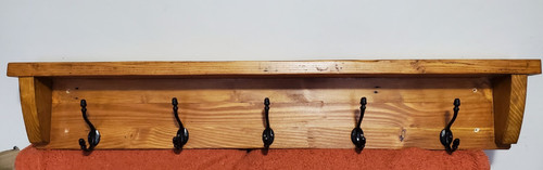 Rustic wall mounted coat rack - rustic,