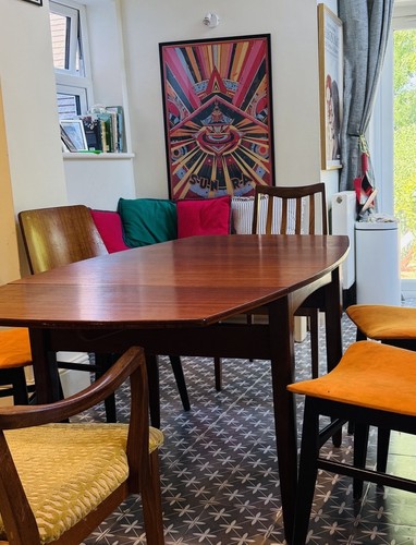 Midcentury dining chairs set - dining,